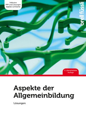 cover image of Aspekte der Allgemeinbildung Lösungen